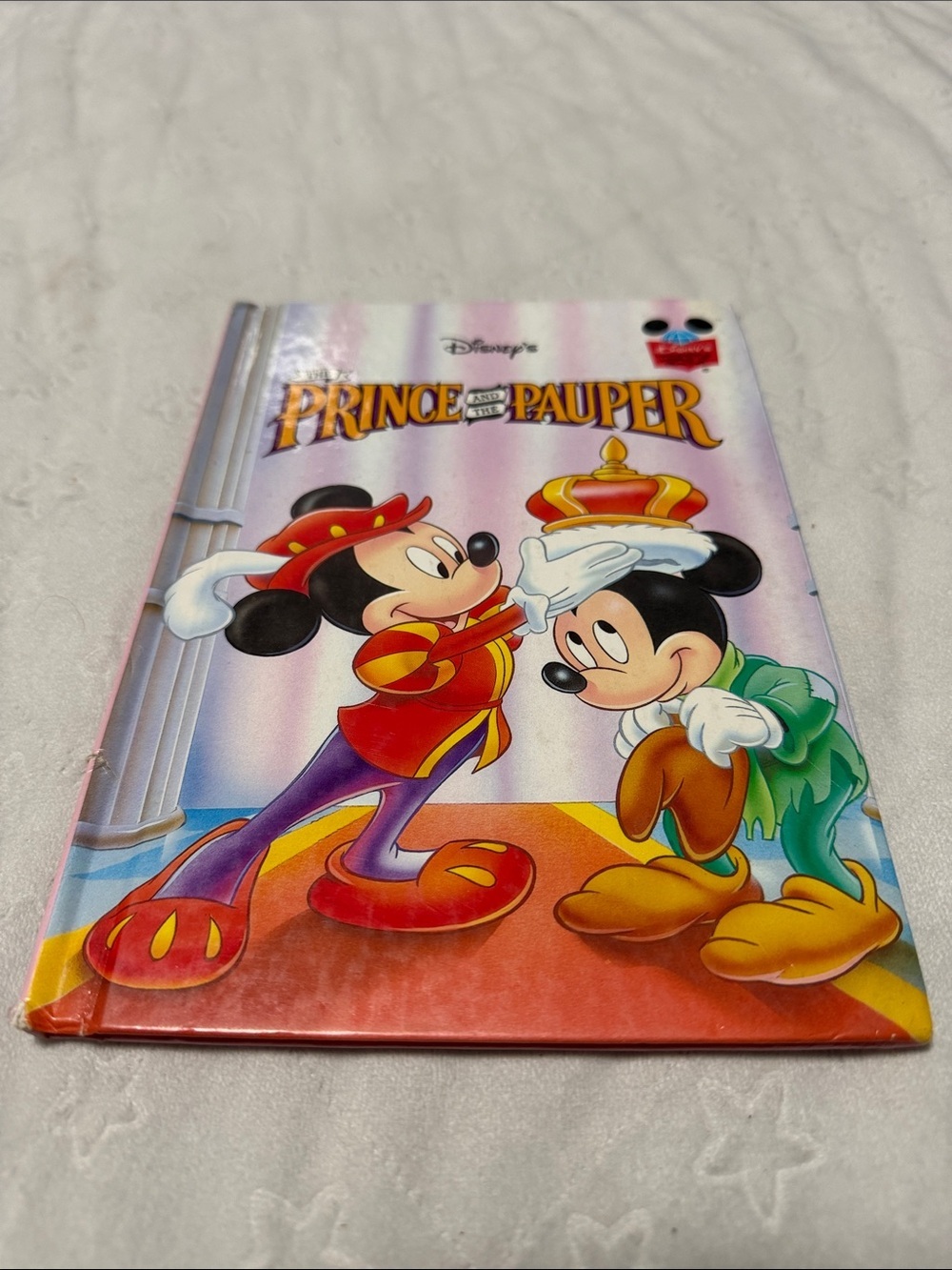 Disney Prince and the Pauper Illustrated Hardcover - Pink, Red & Green Cover